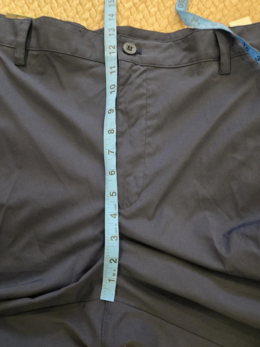 IZOD Men's Navy Golf Shorts with Side Stripe Size 42